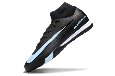 Unisex Nike Air Zoom Mercurial Superfly 10 Elite TF Football Shoes - Black/Jade/White
