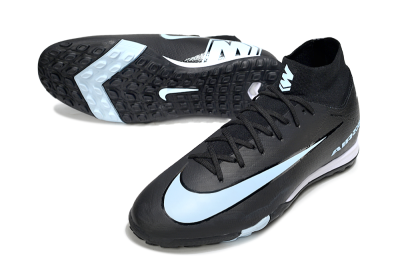 Unisex Nike Air Zoom Mercurial Superfly 10 Elite TF Football Shoes - Black/Jade/White