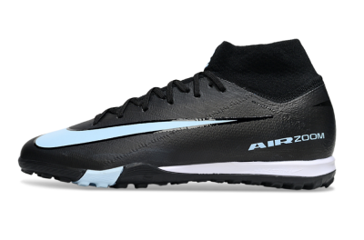 Unisex Nike Air Zoom Mercurial Superfly 10 Elite TF Football Shoes - Black/Jade/White