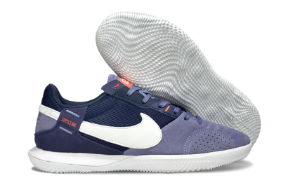 Men's Nike Street Gato IC Football Shoes - Purple/Blue/White
