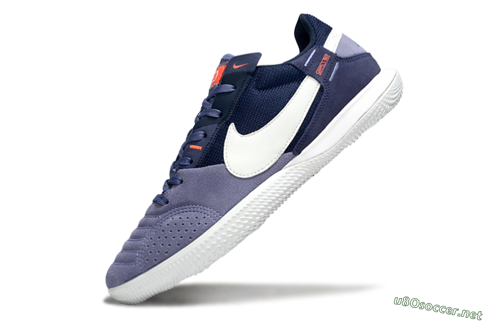 Men's Nike Street Gato IC Football Shoes - Purple/Blue/White 5