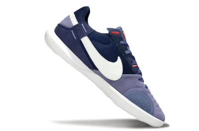 Men's Nike Street Gato IC Football Shoes - Purple/Blue/White