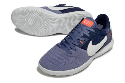Men's Nike Street Gato IC Football Shoes - Purple/Blue/White