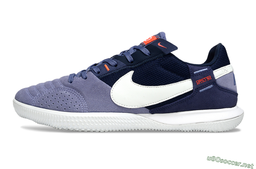 Men's Nike Street Gato IC Football Shoes - Purple/Blue/White 0
