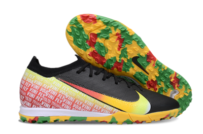 Unisex Nike Air Zoom Mercurial Vapor 16 Elite TF Football Shoes - Black/Yellow/Red