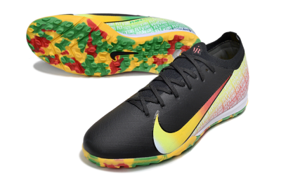Unisex Nike Air Zoom Mercurial Vapor 16 Elite TF Football Shoes - Black/Yellow/Red