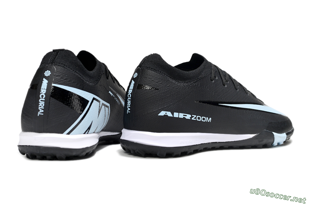 Unisex Nike Air Zoom Mercurial Vapor 16 Elite TF Football Shoes - Black/Jade/White 6