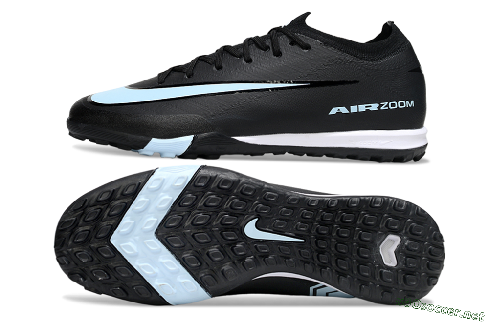 Unisex Nike Air Zoom Mercurial Vapor 16 Elite TF Football Shoes - Black/Jade/White 1