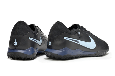 Men's Nike Tiempo Legend 10 Pro TF Football Shoes - Black/Jade/Blue