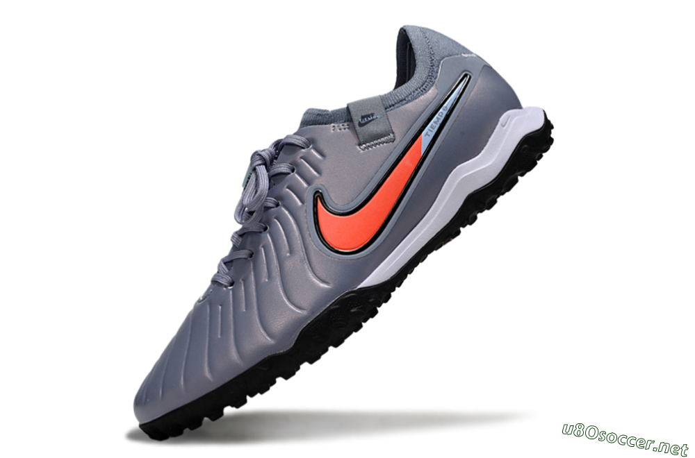 Men's Nike Tiempo Legend 10 Pro TF Football Shoes - Blue/Jade/Red 5