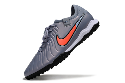 Men's Nike Tiempo Legend 10 Pro TF Football Shoes - Blue/Jade/Red