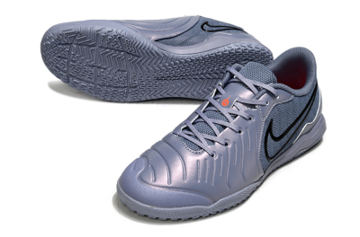 Men's Nike Tiempo Legend 10 Academy IC Football Shoes - Blue/Black/Jade
