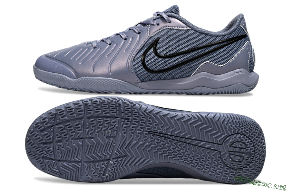 Men's Nike Tiempo Legend 10 Academy IC Football Shoes - Blue/Black/Jade 1
