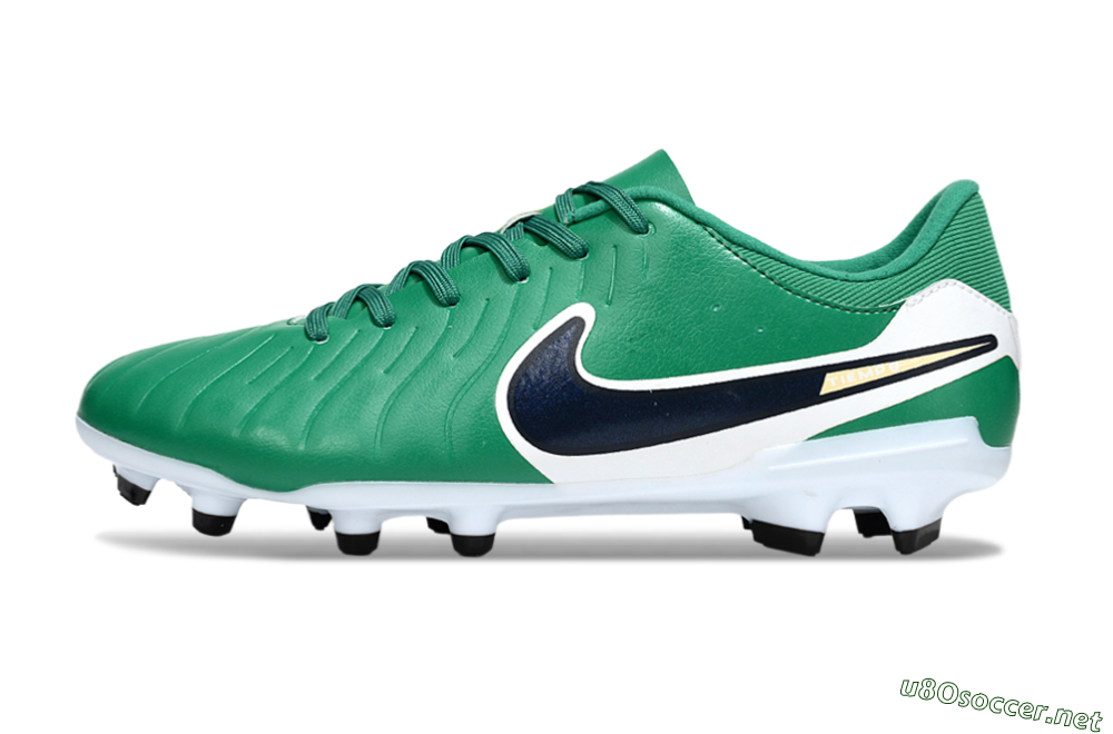 Men's Nike Tiempo Legend 10 Academy FG Football Boots - Green/Blue/Yellow 0