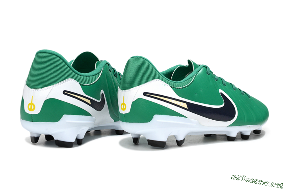 Men's Nike Tiempo Legend 10 Academy FG Football Boots - Green/Blue/Yellow 6