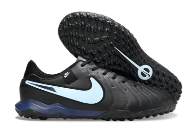 Men's Nike Tiempo Legend 10 Academy TF Football Shoes - Black/Jade