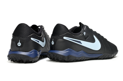 Men's Nike Tiempo Legend 10 Academy TF Football Shoes - Black/Jade