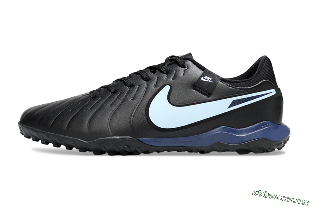 Men's Nike Tiempo Legend 10 Academy TF Football Shoes - Black/Jade 0