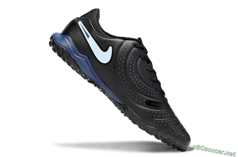 Men's Nike Tiempo Legend 10 Academy TF Football Shoes - Black/Jade 4