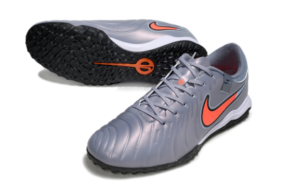 Men's Nike Tiempo Legend 10 Academy TF Football Shoes - Blue/Jade/Red