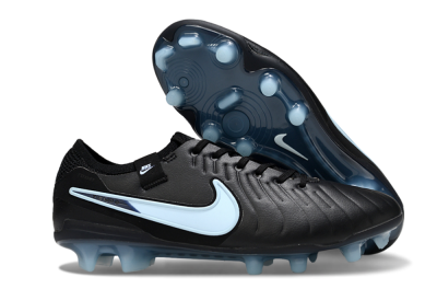 Men's Nike Tiempo Legend 10 Elite FG Football Boots - Black/Jade