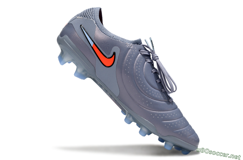Men's Nike Tiempo Legend 10 Elite FG Football Boots - Blue/Jade/Red 4