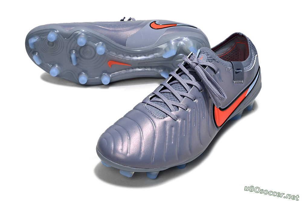 Men's Nike Tiempo Legend 10 Elite FG Football Boots - Blue/Jade/Red 3