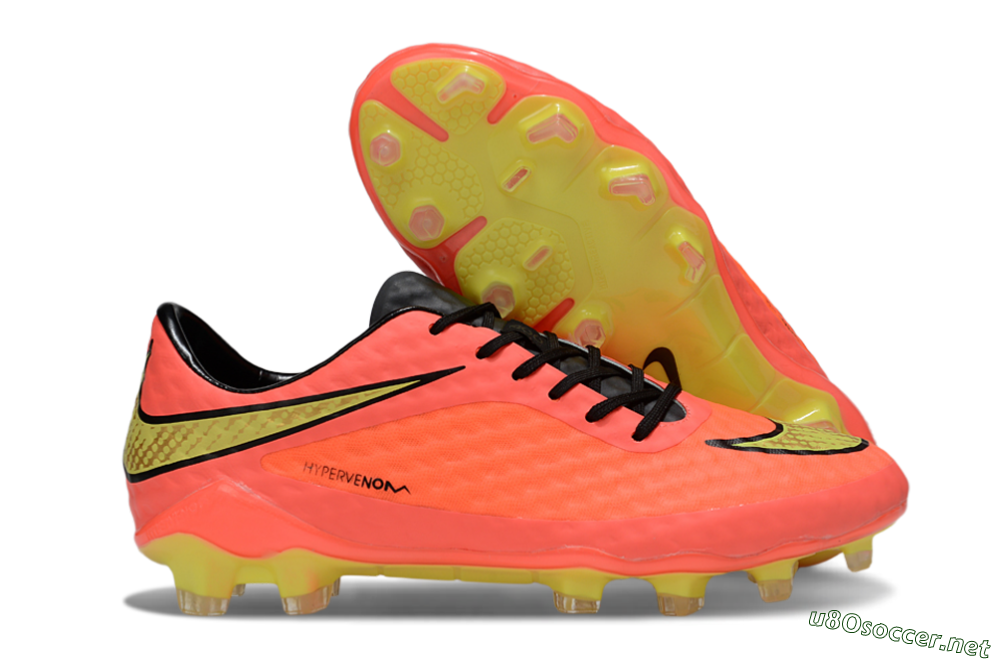 Men's Nike Hypervenom Phantom FG Football Boots - Red/Yellow/Black 2