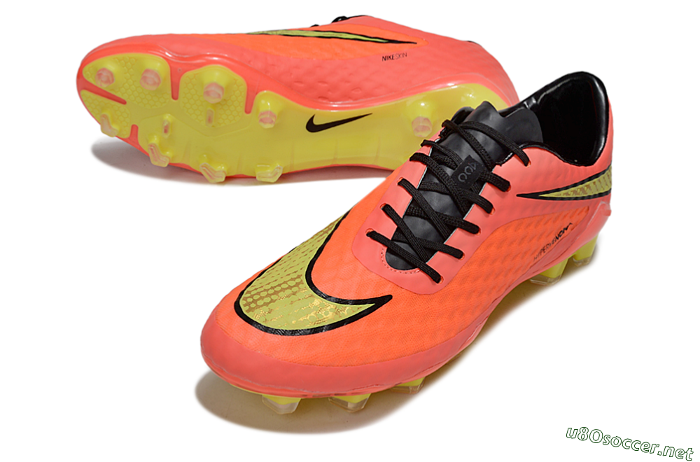 Men's Nike Hypervenom Phantom FG Football Boots - Red/Yellow/Black 3