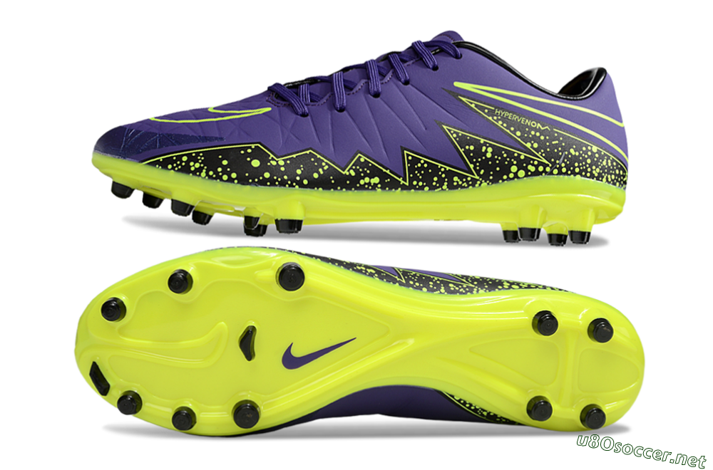 Men's Nike Hypervenom Phantom II FG Football Boots - Blue/Black/Yellow 1