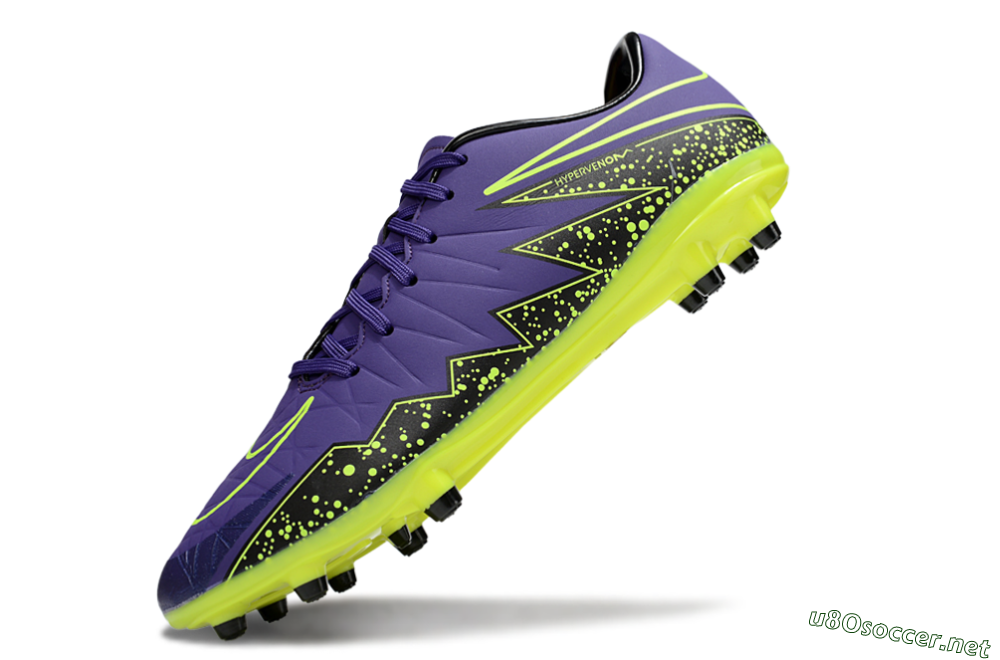 Men's Nike Hypervenom Phantom II FG Football Boots - Blue/Black/Yellow 5