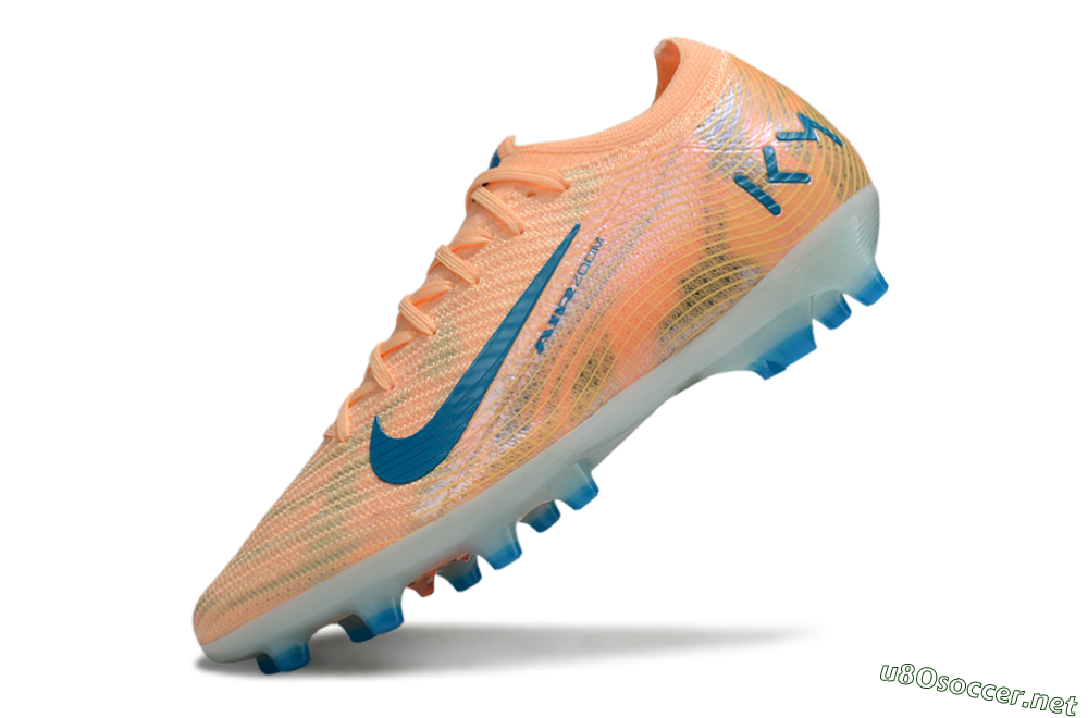 Men's Nike Air Zoom Mercurial Vapor 16 Elite AG Football Boots - Pink/Blue/Yellow 5