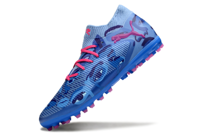 Men's Puma Future 8 Ultimate MG Football Boots - Blue/Pink/Black