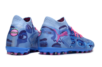 Men's Puma Future 8 Ultimate MG Football Boots - Blue/Pink/Black