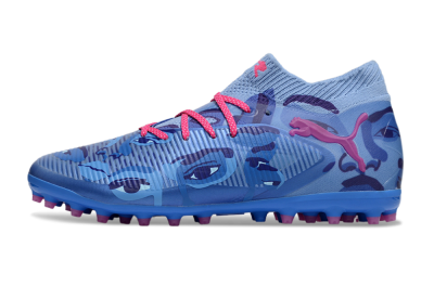 Men's Puma Future 8 Ultimate MG Football Boots - Blue/Pink/Black