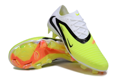 Unisex Nike Phantom 6 Elite Low FG Football Boots - Yellow/Black/White
