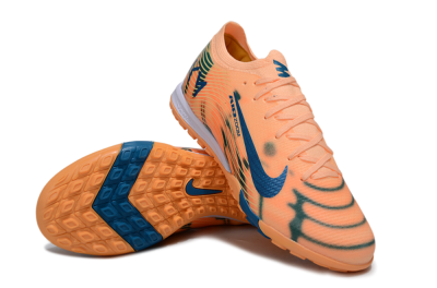 Unisex Nike Air Zoom Mercurial Vapor 16 Elite TF Football Shoes - Pink/Blue/Yellow