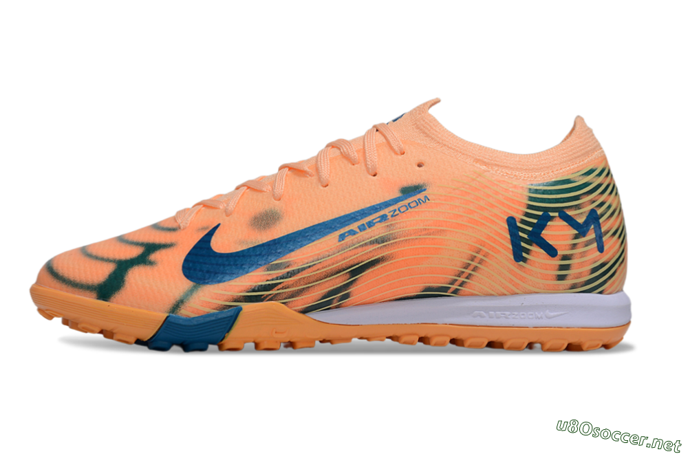 Unisex Nike Air Zoom Mercurial Vapor 16 Elite TF Football Shoes - Pink/Blue/Yellow 0