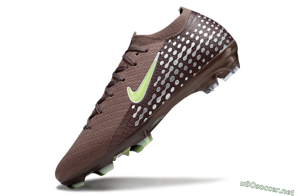 Unisex Nike Air Zoom Mercurial Vapor 16 Elite FG Football Boots - Brown/Yellow/Silver 5
