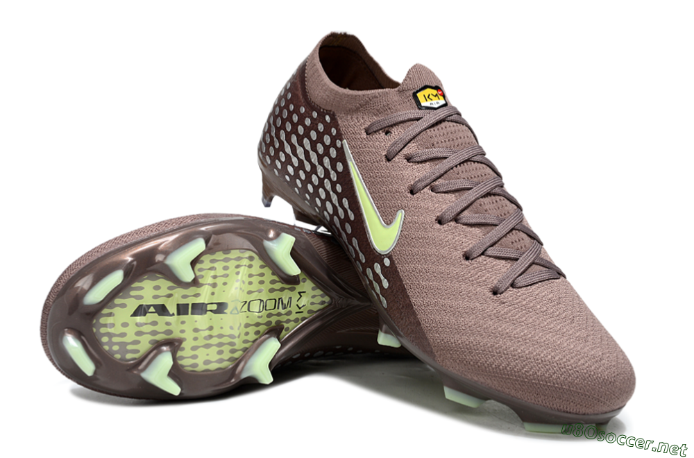 Unisex Nike Air Zoom Mercurial Vapor 16 Elite FG Football Boots - Brown/Yellow/Silver 3