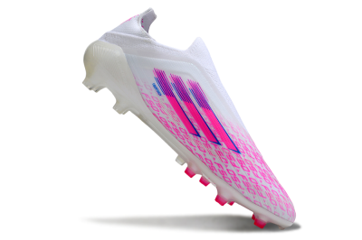 Men's Adidas F50 Pro FG Football Boots - White/Pink/Blue