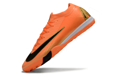 Men's Nike Air Zoom Mercurial Vapor 16 Elite TF Football Shoes - Red/Black/Gold