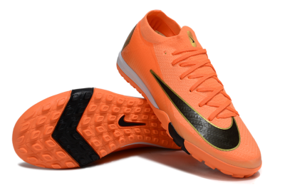 Men's Nike Air Zoom Mercurial Vapor 16 Elite TF Football Shoes - Red/Black/Gold