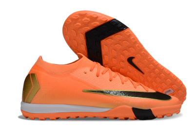 Men's Nike Air Zoom Mercurial Vapor 16 Elite TF Football Shoes - Red/Black/Gold