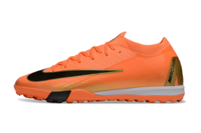 Men's Nike Air Zoom Mercurial Vapor 16 Elite TF Football Shoes - Red/Black/Gold