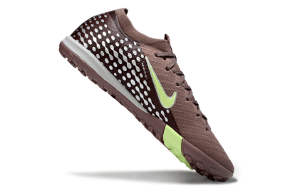Men's Nike Air Zoom Mercurial Vapor 16 Elite TF Football Shoes - Brown/Yellow/Silver