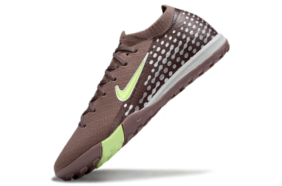 Men's Nike Air Zoom Mercurial Vapor 16 Elite TF Football Shoes - Brown/Yellow/Silver
