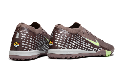 Men's Nike Air Zoom Mercurial Vapor 16 Elite TF Football Shoes - Brown/Yellow/Silver