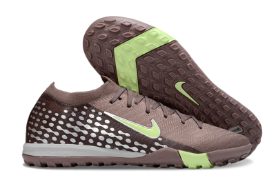 Men's Nike Air Zoom Mercurial Vapor 16 Elite TF Football Shoes - Brown/Yellow/Silver