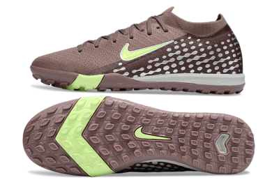 Men's Nike Air Zoom Mercurial Vapor 16 Elite TF Football Shoes - Brown/Yellow/Silver
